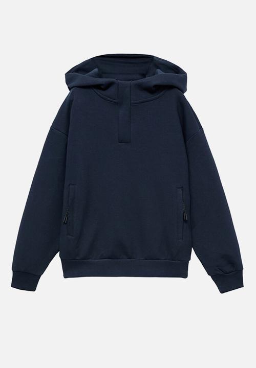 MANGO - Sweatshirt zipset - navy