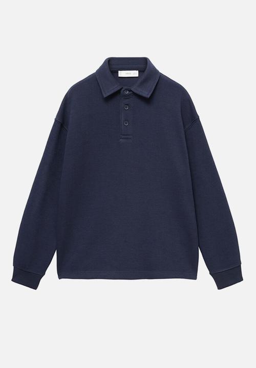 MANGO - Sweatshirt polos - navy
