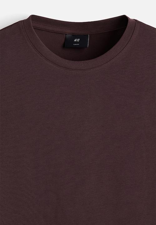 H&M - Slim fit t-shirt - purple