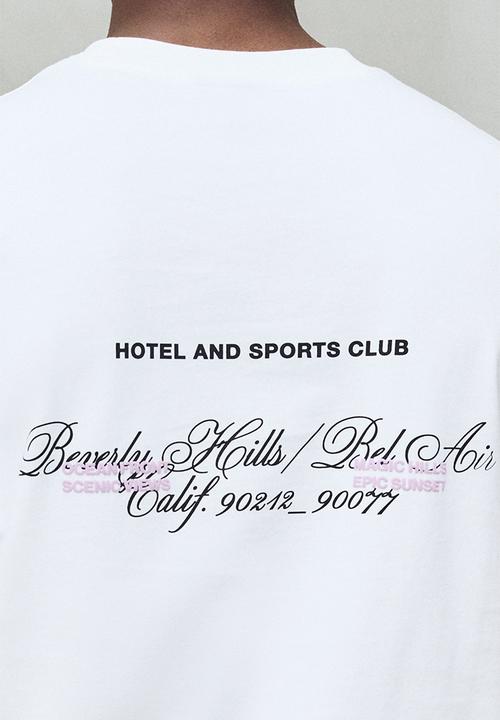 H&M - Loose fit printed t-shirt - white beverly hills