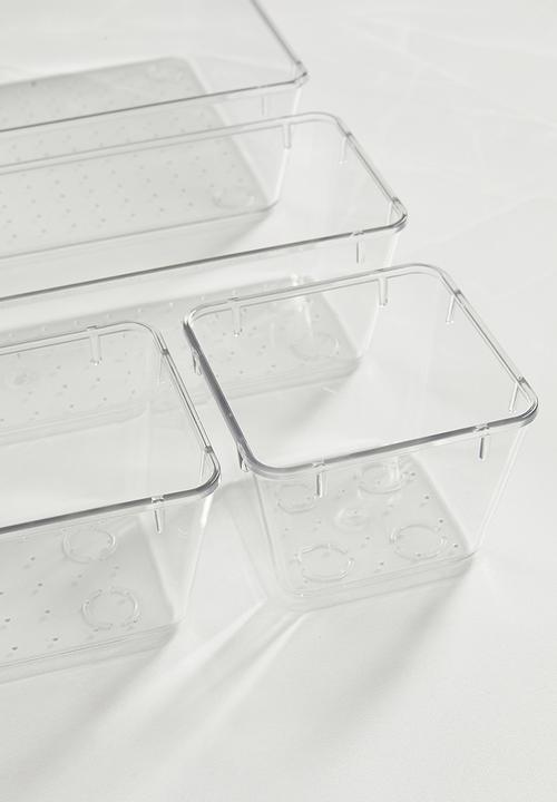 Maisonware - 25pc Clear Drawer Organizers set