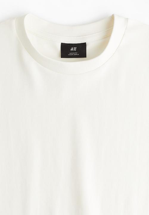 H&M - Loose fit t-shirt - white