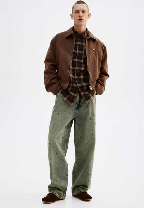H&M - Baggy jeans - denim green