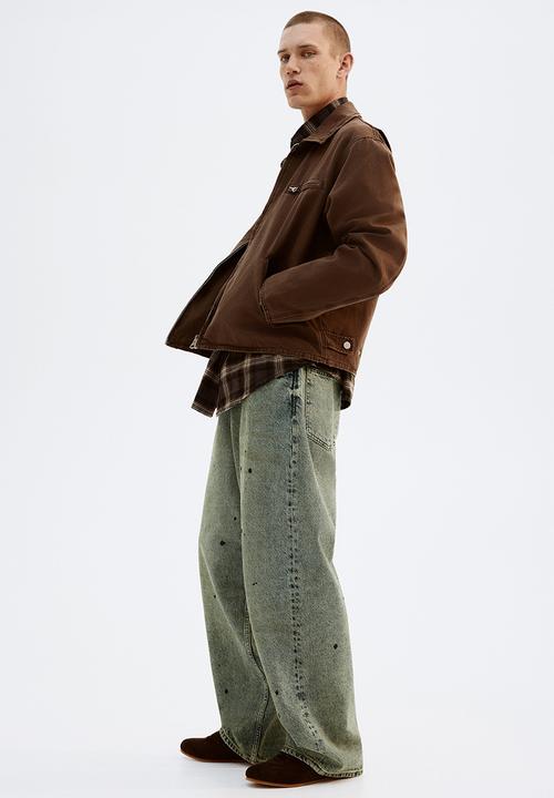 H&M - Baggy jeans - denim green