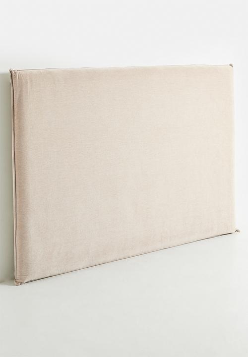 Sixth Floor - Sabie slip cover headboard - natural