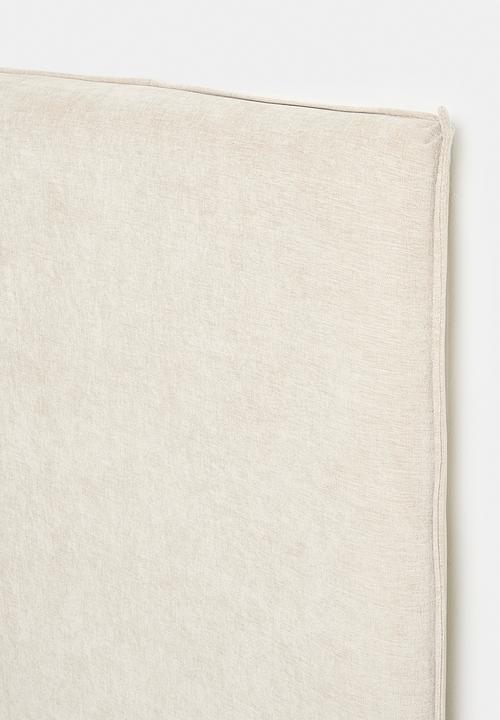 Sixth Floor - Sabie slip cover headboard - natural