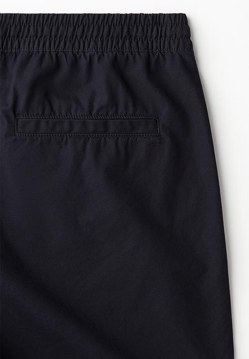 H&M - Regular fit canvas shorts - navy blue 