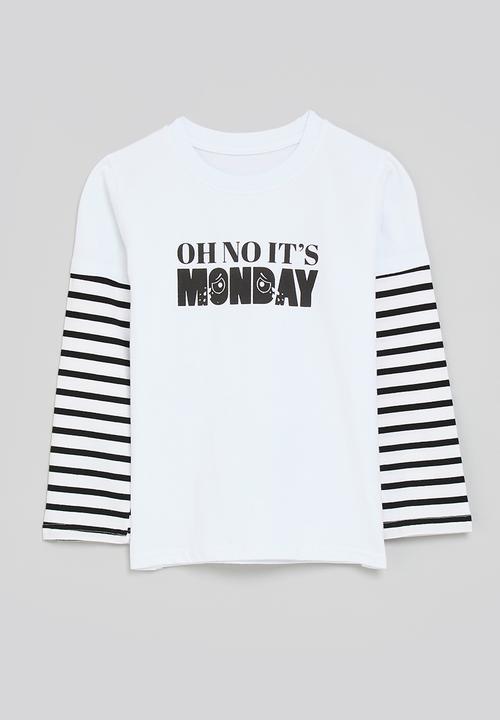 Pop Candy - Twofer t-shirt - white & black