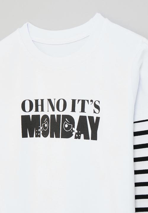 Pop Candy - Twofer t-shirt - white & black