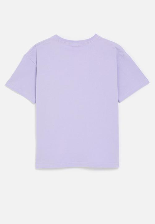 Pop Candy - Googly eyes crew neck tee - light purple