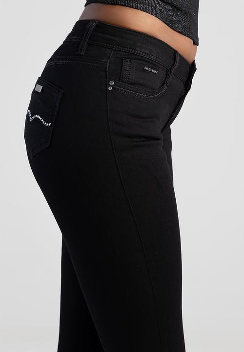 SISSY BOY - Avery Mid-Waist Basic Skinny - Black