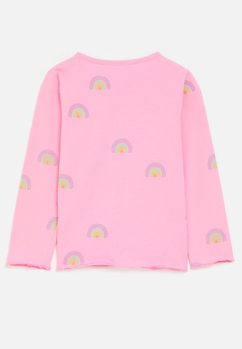 Pop Candy - Long sleeve tee - pink/rainbow