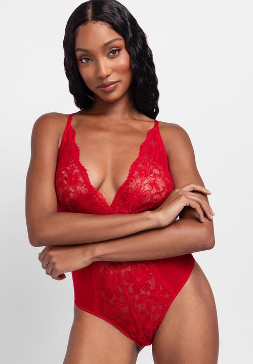 DORINA - Jemma bodysuit - red