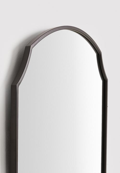 Sixth Floor - Rona Metal Frame Mirror - Black