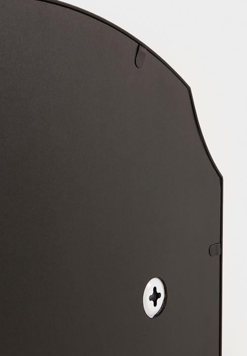 Sixth Floor - Rona Metal Frame Mirror - Black