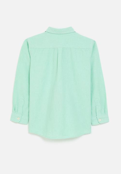 Pop Candy - Dino placement print shirt - light aqua