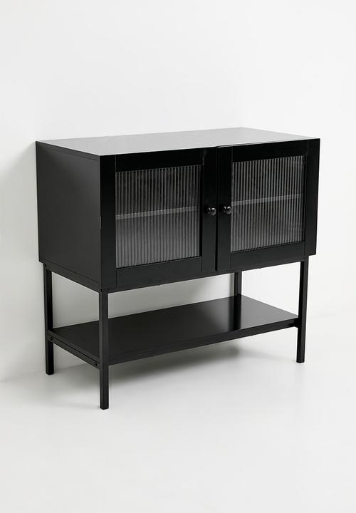 Sixth Floor - Vena 2 door cabinet - black
