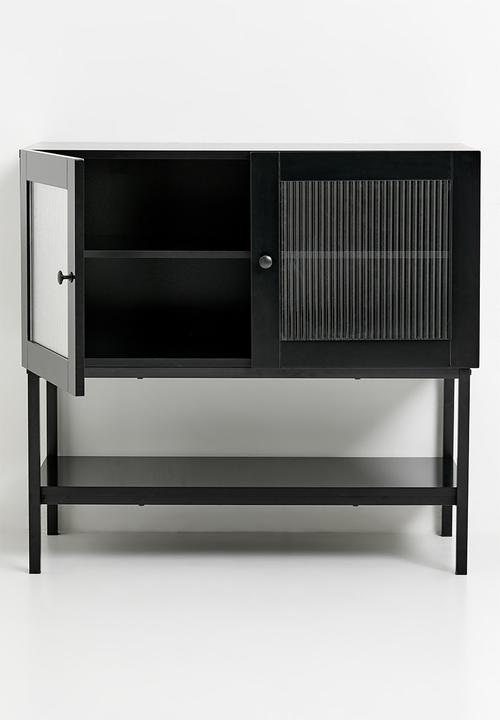 Sixth Floor - Vena 2 door cabinet - black
