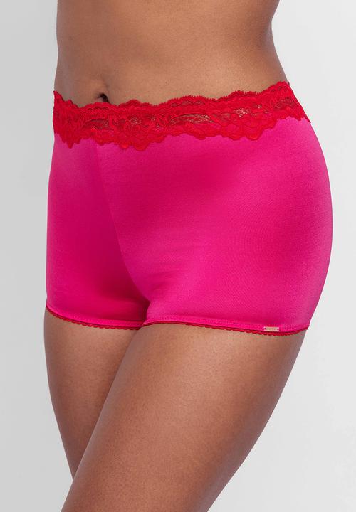 DORINA - Origins-shiny micro boyshorts - pink