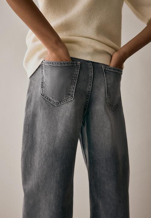 H&M - Wide leg jeans - denim grey