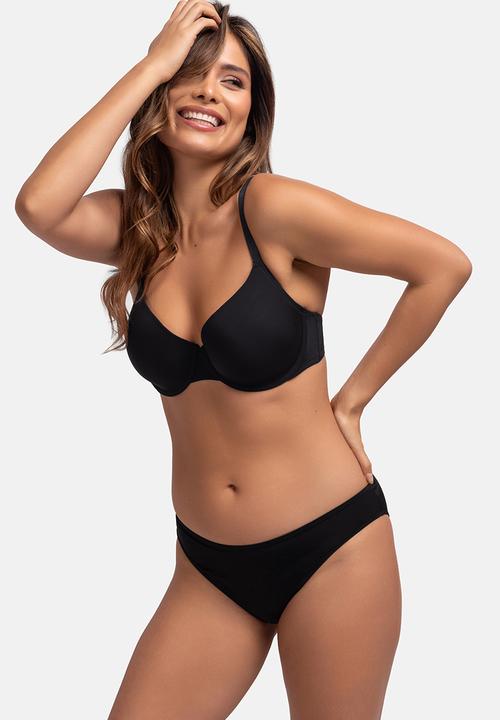 DORINA - Light padded demi - black