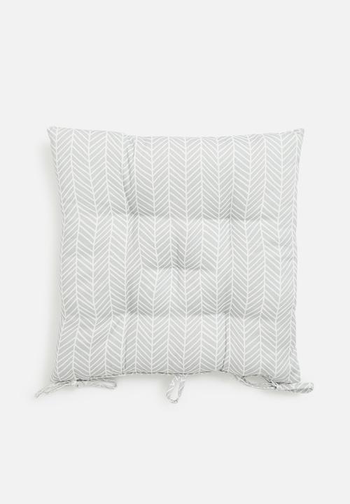 Sixth Floor - Summer meadow seat pad set of 2 - grey