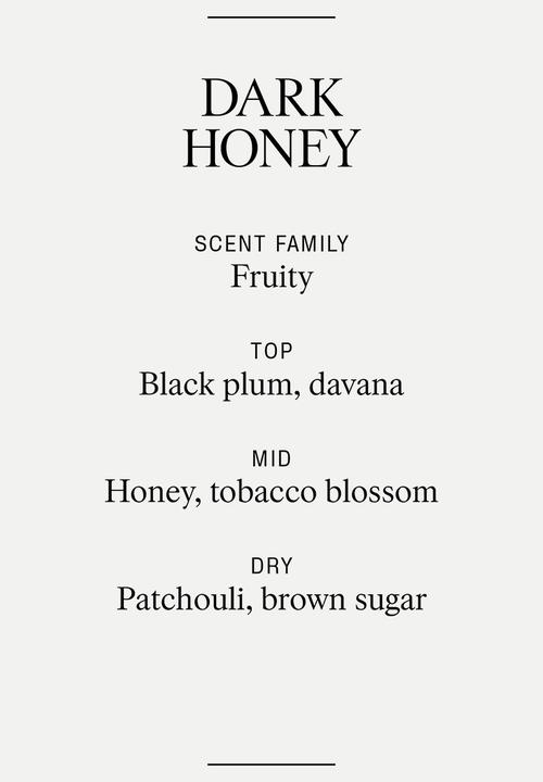 H&M - Scented candle in glass holder - dark honey