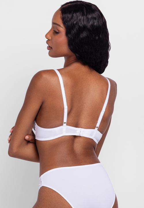 DORINA - Angie 2 pack push up plunge - white & beige
