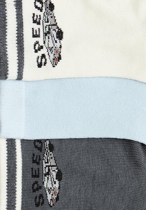 H&M - 7-Pack socks - grey cars