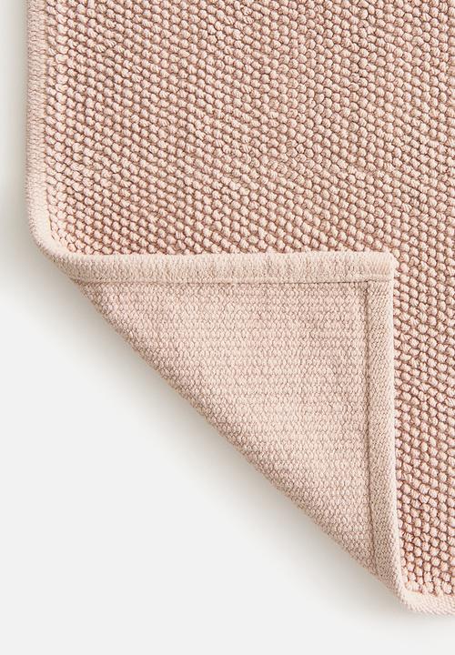 H&M - Cotton bath mat -  old rose