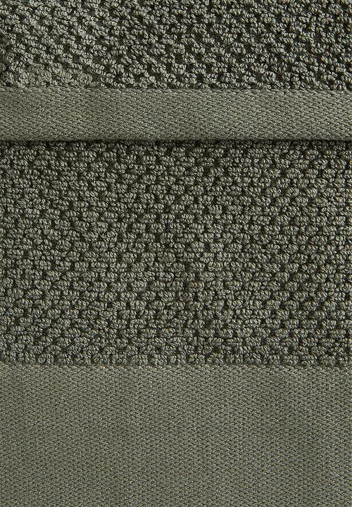 H&M - Cotton terry bath sheet - dark green