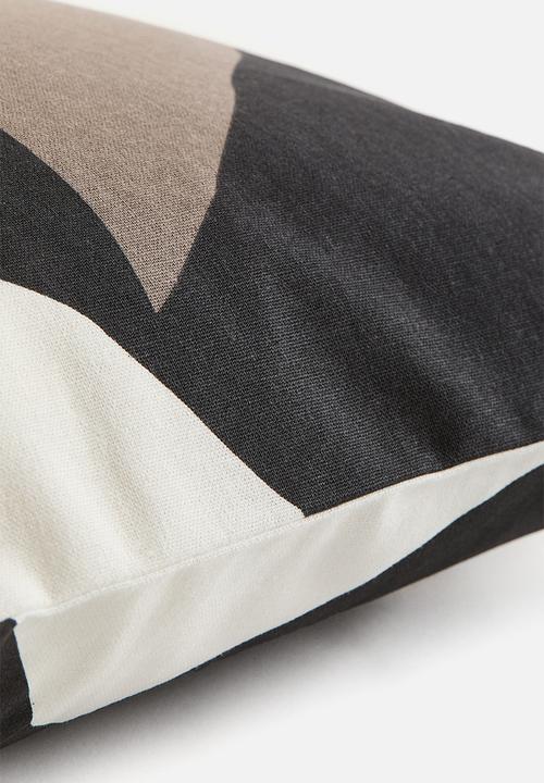 H&M - Patterned cushion cover -mole/colour block 
