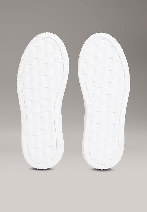 Calvin Klein - Chunky Cupsole Leather - Bright White/Sweet Pink
