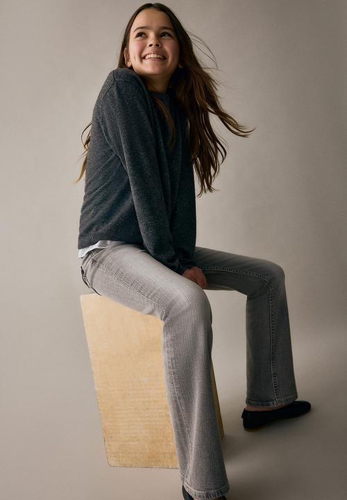 H&M - Bootcut leg low jeans - grey