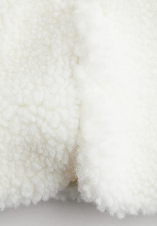 H&M - Teddy gilet - white