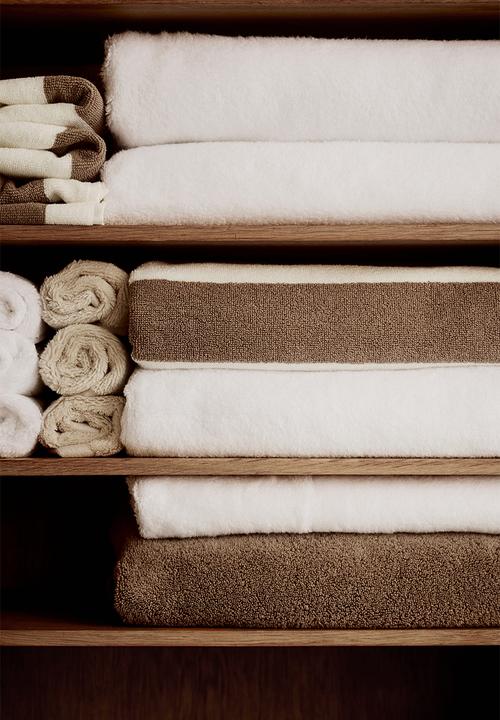 H&M - Soft terry bath sheet - white