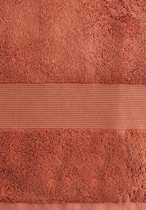 H&M - Soft terry bath sheet - red,orange