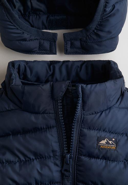 H&M - Puffer gilet - navy blue