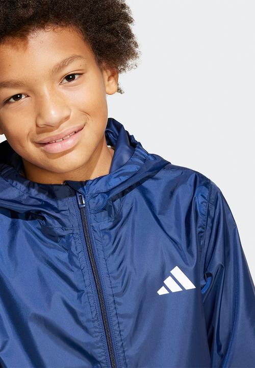 adidas Performance - J Rain Jacket - Dark Blue