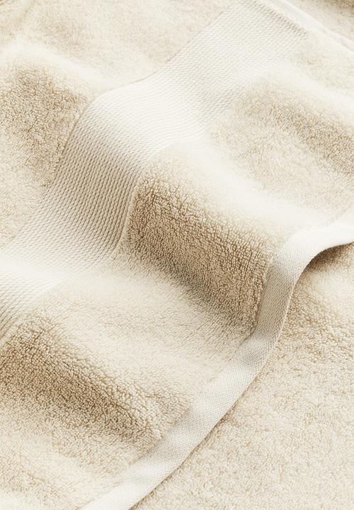 H&M - Soft terry bath towel - light beige