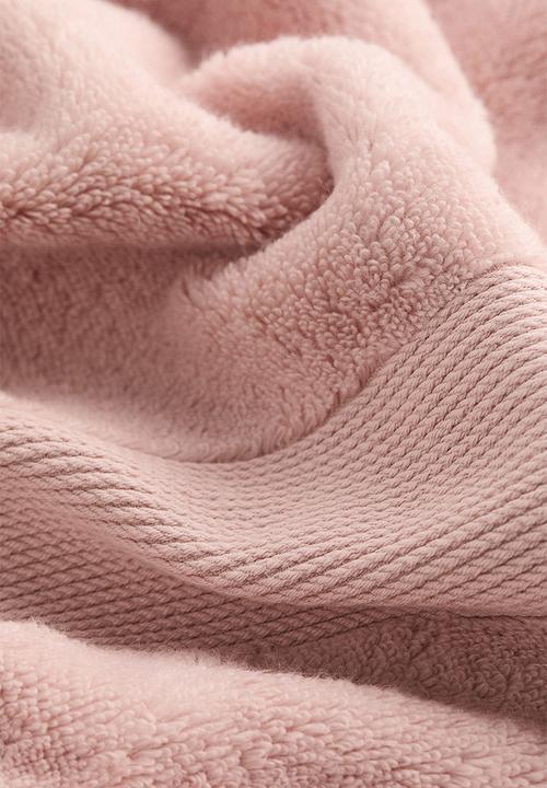 H&M - Soft terry bath towel - powder pink 