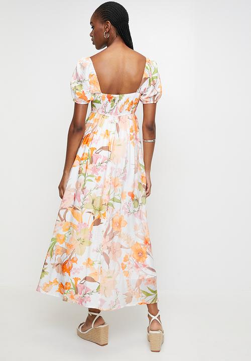 MILLA - Orange floral dress - orange multi