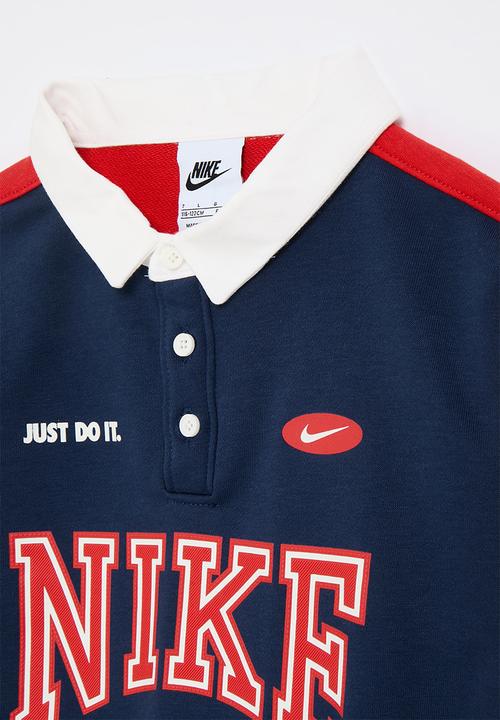 Nike - Nike game day essentials french terry top - midnight navy