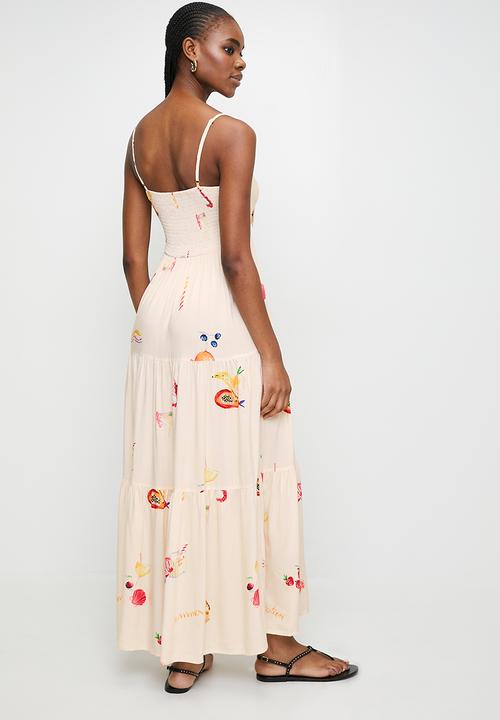 MILLA - Novelty maxi dress - pink multi