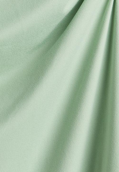 H&M - Twist-detail one-shoulder dress - light mint green