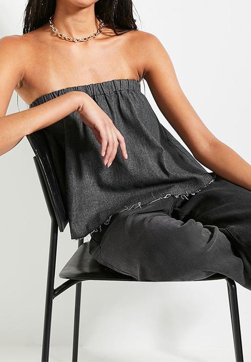 Superbalist - Denim bandeaux - black