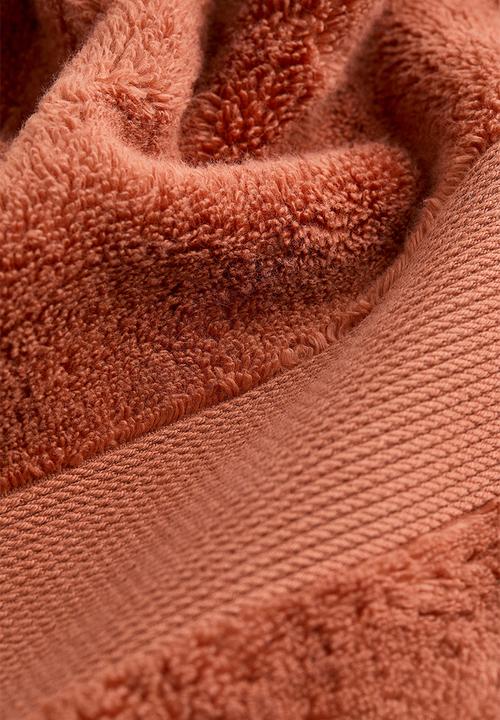H&M - Soft terry bath towel - rust red