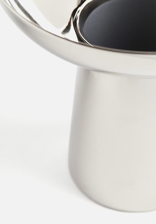 H&M - Metal vase - silver