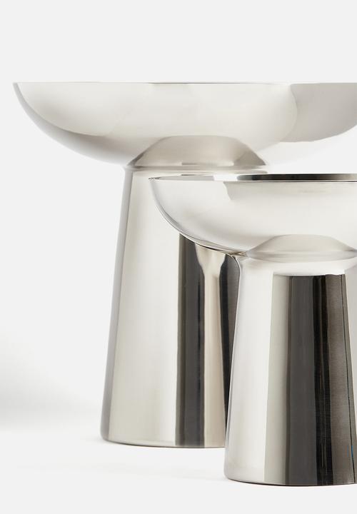 H&M - Large metal vase - silver