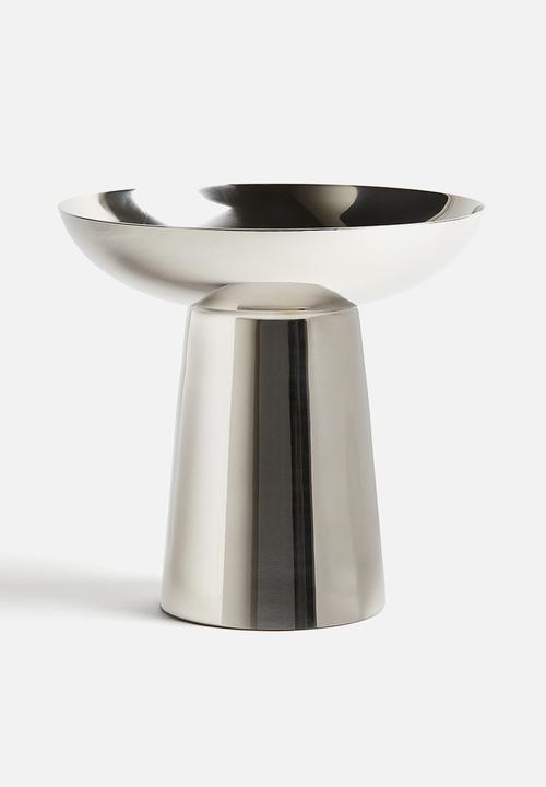 H&M - Large metal vase - silver